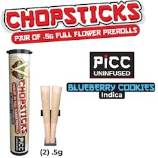 CHOPSTICKS | Pre-roll | 0.5G 2-Pack | Blueberry Cookies