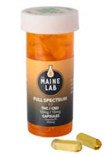 1:1 Capsules (10mg CBD: 10mg THC)
