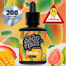 Good Vibes Tincture | Mango Guava | 1000mg