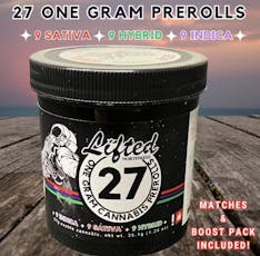 Lifted Northwest - Capri Sunshine (S) / Super Runtz (H) / Astronaut (I) - 27 (1G) Pre-Roll PK