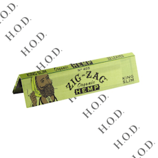 Zig-Zag Organic Hemp Slim Green Rolling Papers King Size