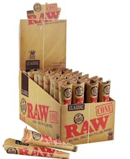 Raw Classic Pre-Rolled Cones - 3pk / Kingsize