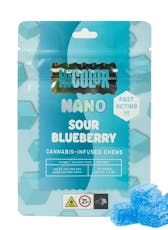 Sour Blueberry Nano Chews 10mg x 10ct
