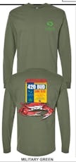 Elevated Long Sleeve-Crab T-Shirt-Military Green XLG