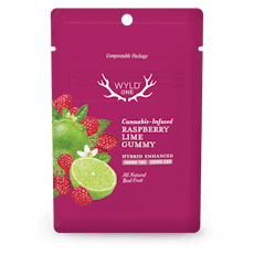 Wyld One Raspberry Lime 1:1 Gummy 100 MG