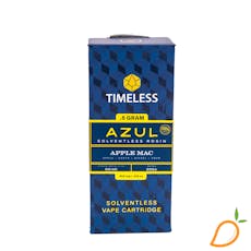0.5g Lunch Box Live Rosin Vape Timeless Azul