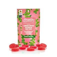 Sweet Watermelon Fruit Chews - 10 Pack