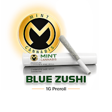 Mint Cannabis 1.0g Preroll - Blue Zushi