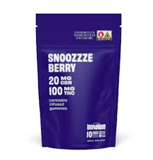 120mg (5:1 CBN:THC) - 10 Pack Edibles - Snoozzzeberry - Incredibles - MED