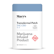 20mg Transdermal Patch | "Relief" 1:1 THC:CBD