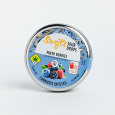 Mixed Berries Sour Drops 100mg - Swifts