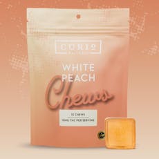 Curio Wellness - White Peach (Hybrid) Chews 10pk - 100mg