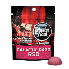 MONSTER XTRACTS | BLASTER NAUT GALACTIC RAZZ RSO | GUMMIES | 200MG | REC