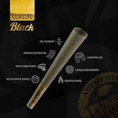 Raw Black 3 Pack King Size Cones