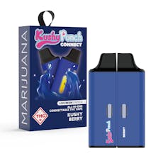 Kushy Punch Kushy Berry Connect Live Resin Disposable Vape 2pk (.5g)