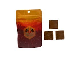 Dark Chocolate Peppermint Domino - 72.08mg(4Pk) - Lionheart Cannabis