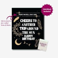 KushCards Celestial Birthday Card One Hitter Card