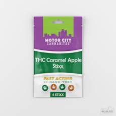Motor City Cannabites Fast Acting Caramel Apple Suckers 200mg