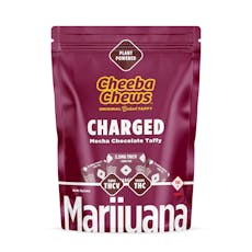 Cheeba Chews: Taffy | Mocha Chocolate | Energy Chews 2:1 | 100mg THC : 50mg THCV | 20pk