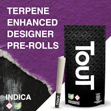 TouT - Sour CH3//RY Redlight Kush Live Terp Enhanced SSU Flower Pre-Roll - 3 Pack - 2.1g