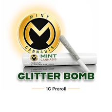 Mint Cannabis 1.0g Prerolls - Glitter Bomb