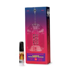 Premium THC Vape Cartridge, Platinum Huckleberry Cookiez 1g