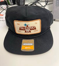 Glenrio Black Rope Hat - Bird Patch