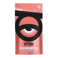 DOSD - NANO BITES - GUMMIES - 1000MG - 20PK - PEACH