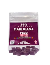 Zen | Gummies | FECO Dark Berry Minis 125mg
