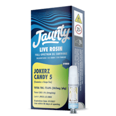 Jaunty - Live Rosin Cartridge - Jokerz Candy 5 (H) - 500mg