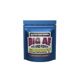 GOOD DAY FARM - BIG AF - GUMMIES - 100MG - CRANBERRY GRAPE - HYBRID