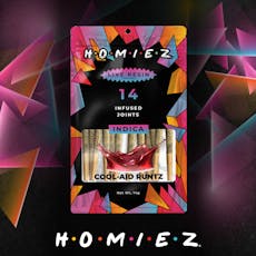Homiez - 14-Pack 1g Infused Prerolls - Cool-Aid Runtz