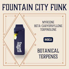 ELEVATE - MIN-E-BAR BOTANICAL - DISPOSABLE DISTILLATE - 0.5G - FOUNTAIN CITY FUNK - INDICA