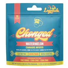 Chonged Gummies 100 MG Watermelon 10:2:2 (100 MG THC / 20 MG: CBD, CBN)