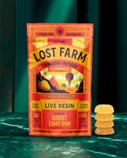 Kiva Lost Farm - Gummies Live Resin - Strawberry Lemonade (S) (100mg THC)