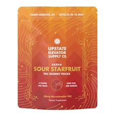 UES - Sour Starfruit Sativa Gummies 10mg 5pck