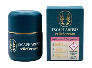 2:2:1 THC/CBD/CBG Rose and Bergamot - Escape Artists - 800mg Transdermal Cream