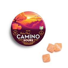 Kiva - Camino Sours Orchard Peach 1:1 Gummies - 10ct - 1 Day