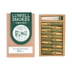 Lowell | Quicks | Full Service Gas Indica Blend | 10pk | 3.5g