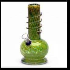 8" Soft Glass Water Pipe