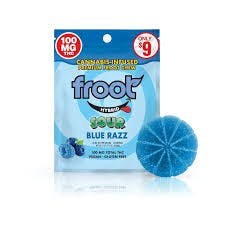 Froot Blue Razz 100mg Hybrid Gummy