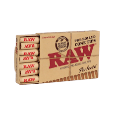 Raw | Pre-Rolled Cone Tips | Perfecto | 21pk
