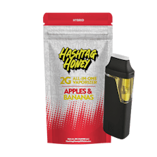 Hashtag Honey "Apples & Bananas" Hybrid Disposable Vape 2g