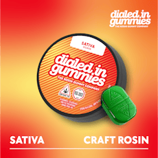 Dialed In - Guava Classic Rosin Gummies (100mg 10pk)