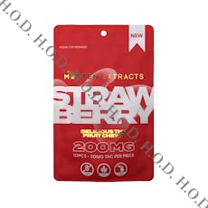 Mitten Extracts Strawberry Gummies 200mg