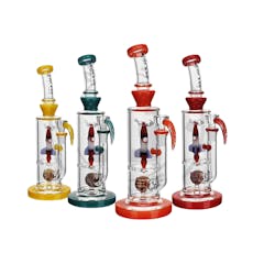 EG Glass | Rig | Water Pipe | 10.5" | Spaceship Spinner | Assorted