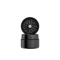 Flower Mill - Premium 2.0" Aluminum Series - Black