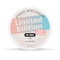 Curio Wellness: Chews | Pink Cotton | 10mg | 10pk
