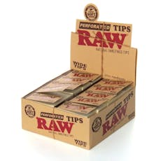 Raw | Perforated Gummed Tips (33pk)
