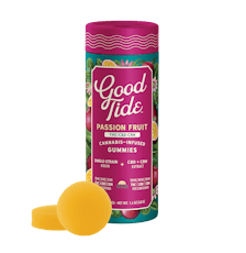 Good Tide Passion Fruit Indica 1:1:1 Gummies 100mg
